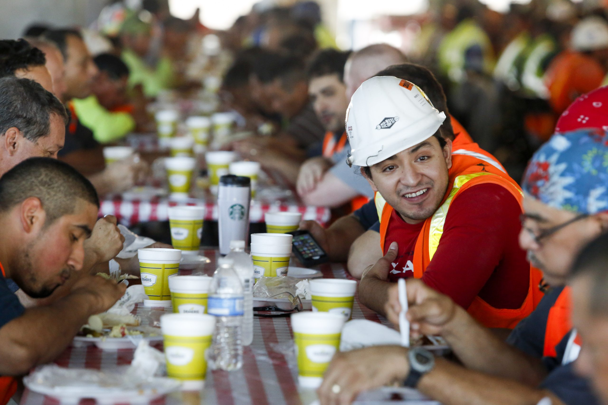 MetroNational topping out party, Friday Oct. 17, 2014 in Houston.